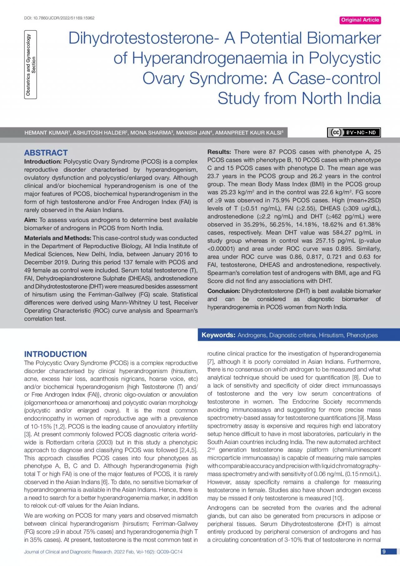 PDF-Journal of Clinical and Diagnostic Research 2022 Feb Vol162 QC09