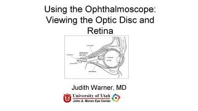 Using the Ophthalmoscope Viewing the Optic Disc and RetinaJudith Warn