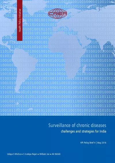 Surveillance of chronic diseases