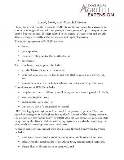 PDF-Foot and Mouth Disease