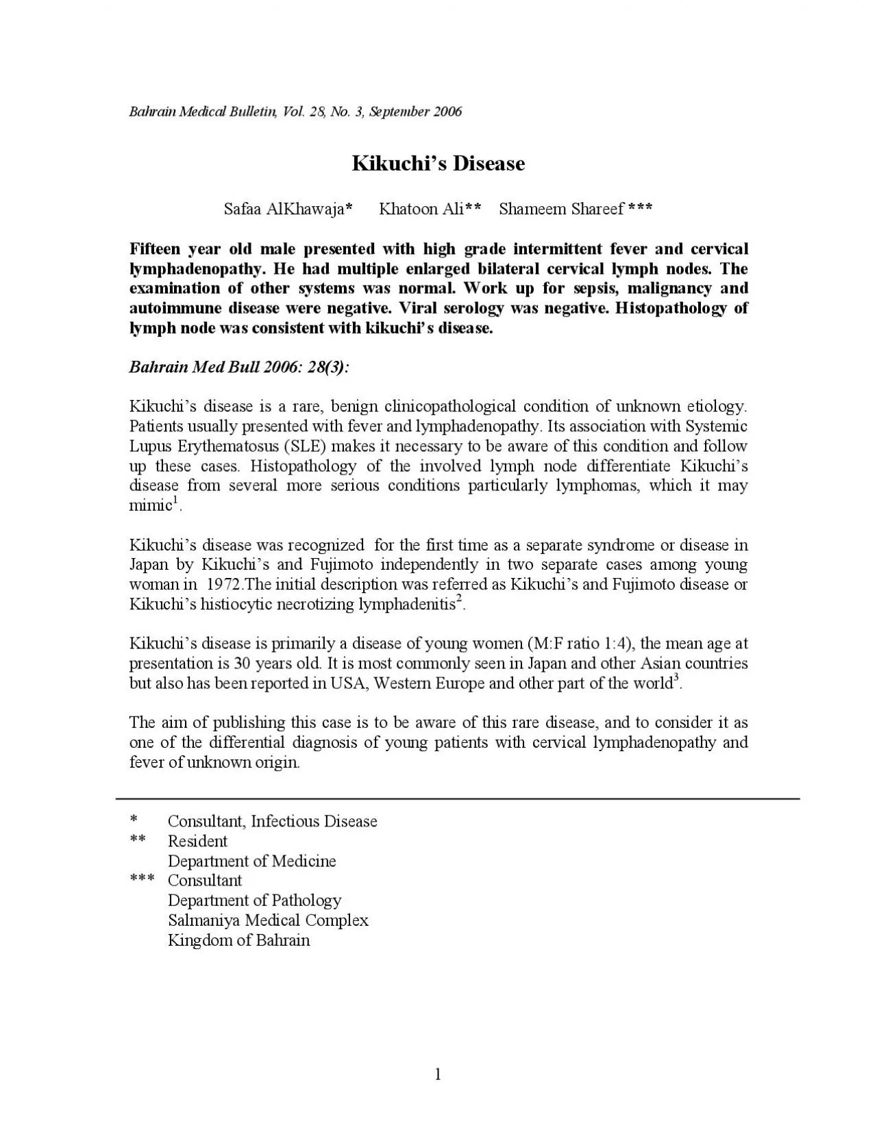 PDF-Bahrain Medical Bulletin Vol 28 No 3 September 2006 Shameem S