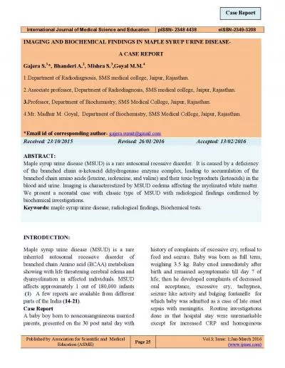 International Journal of Medical Science and Education