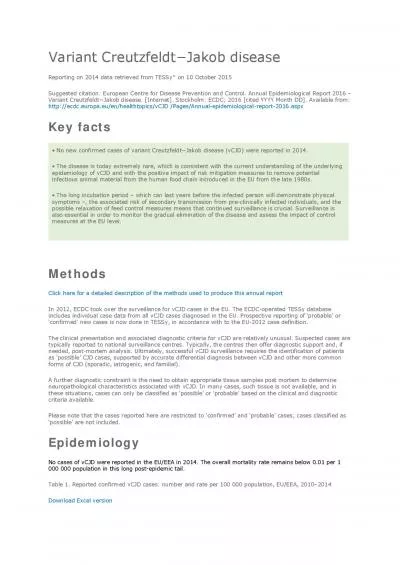 Variant CreutzfeldtJakob disease