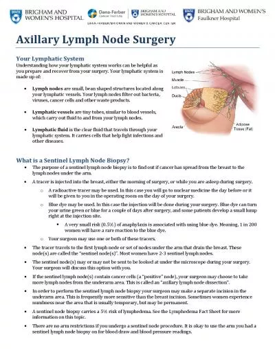 Axillary Lymph Node Surgery