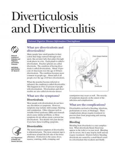 Diverticulitis