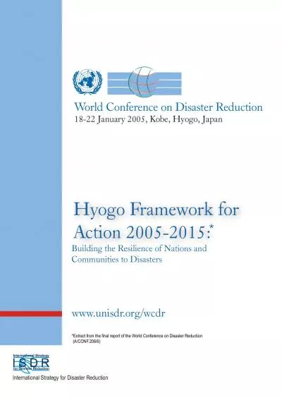 World Conference on Disaster Reduction