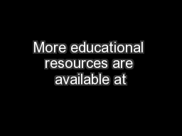 More educational resources are available at