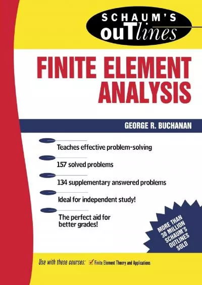 (DOWNLOAD)-Schaum\'s Outline of Finite Element Analysis