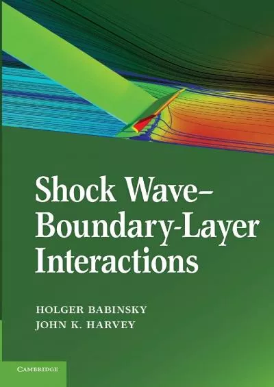 (EBOOK)-Shock Wave-Boundary-Layer Interactions (Cambridge Aerospace Series, Series Number 32)