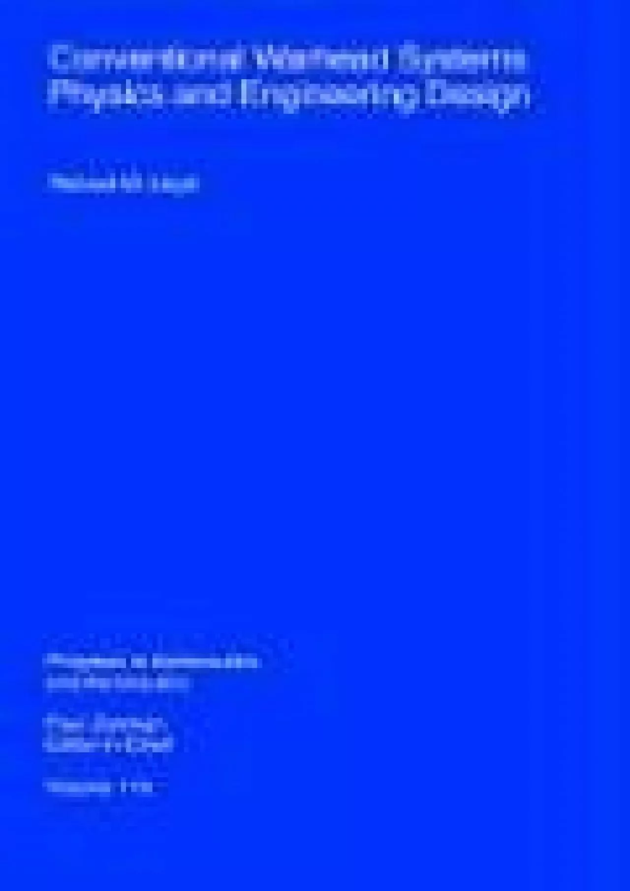 PDF-(BOOS)-Conventional Warhead Systems Physics and Engineering Design (Progress in Astronautics