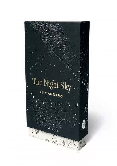 (DOWNLOAD)-The Night Sky: Fifty Postcards (50 designs archival images, NASA ephemera, photographs, and more in a gold foil stamped k...