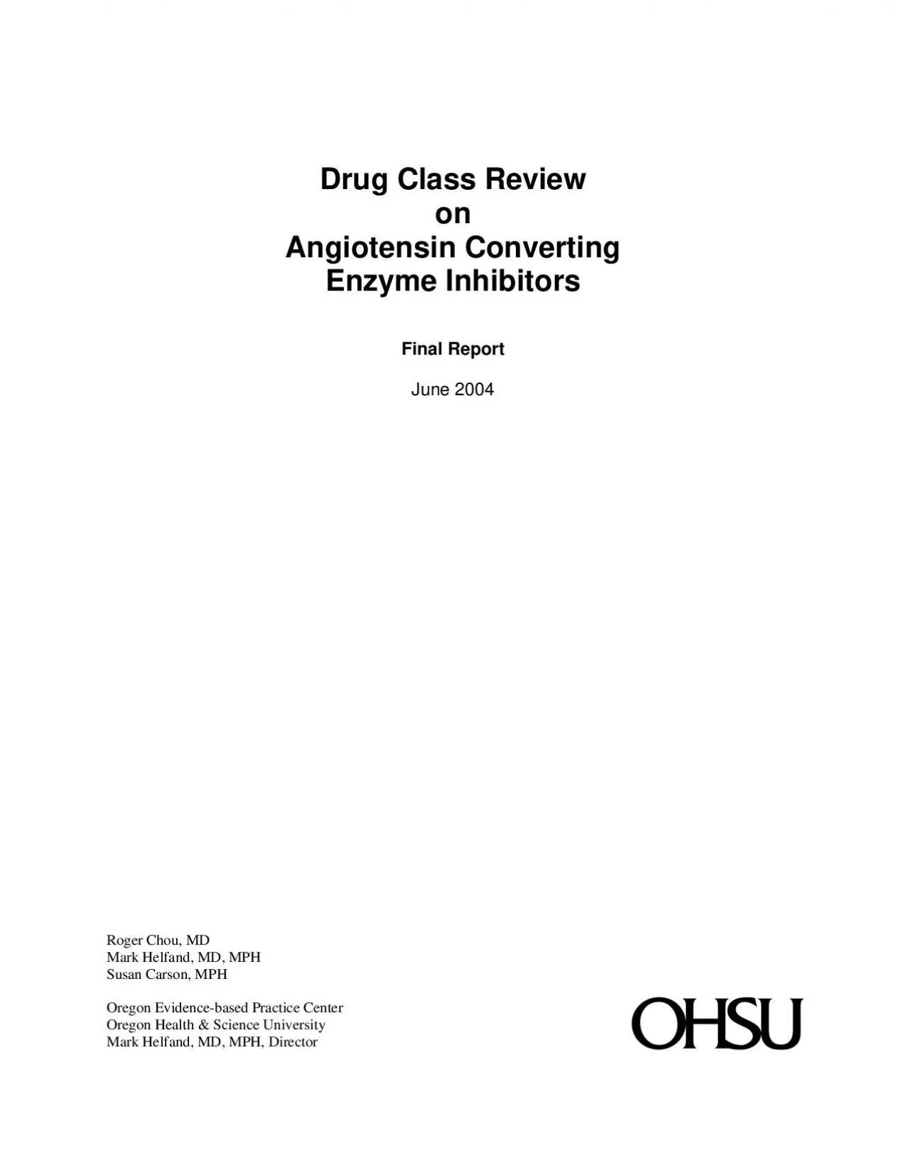 PDF-Roger Chou MD Mark Helfand MD MPH Susan Carson MPH Oregon Evidence