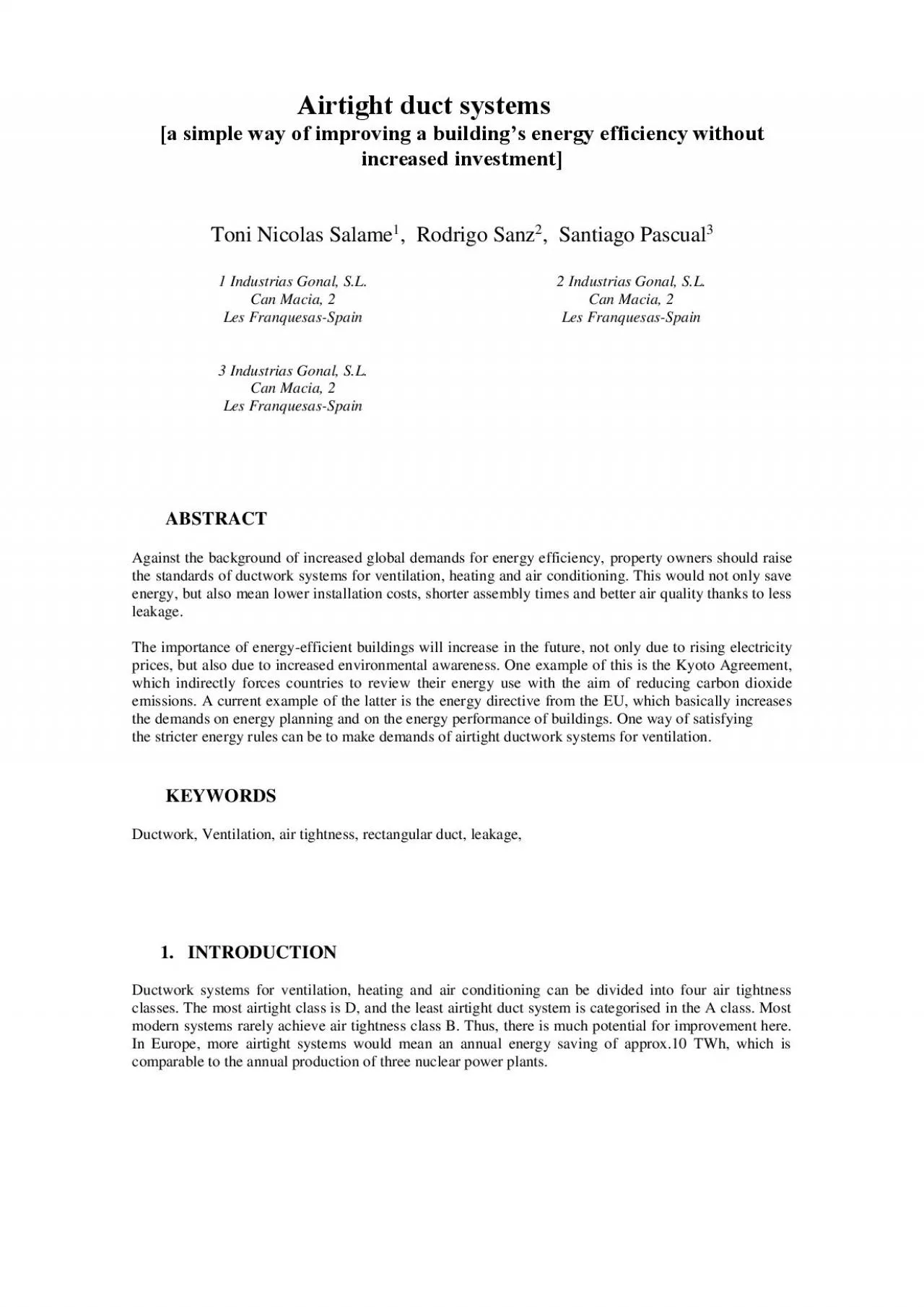 PDF-Airtight duct systems