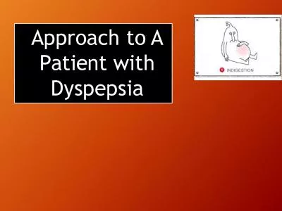 Dyspepsia