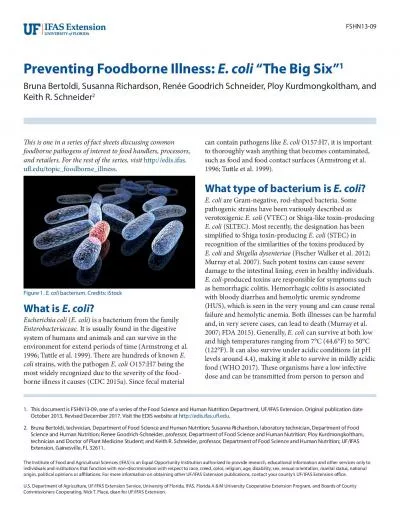 Preventing Foodborne Illness