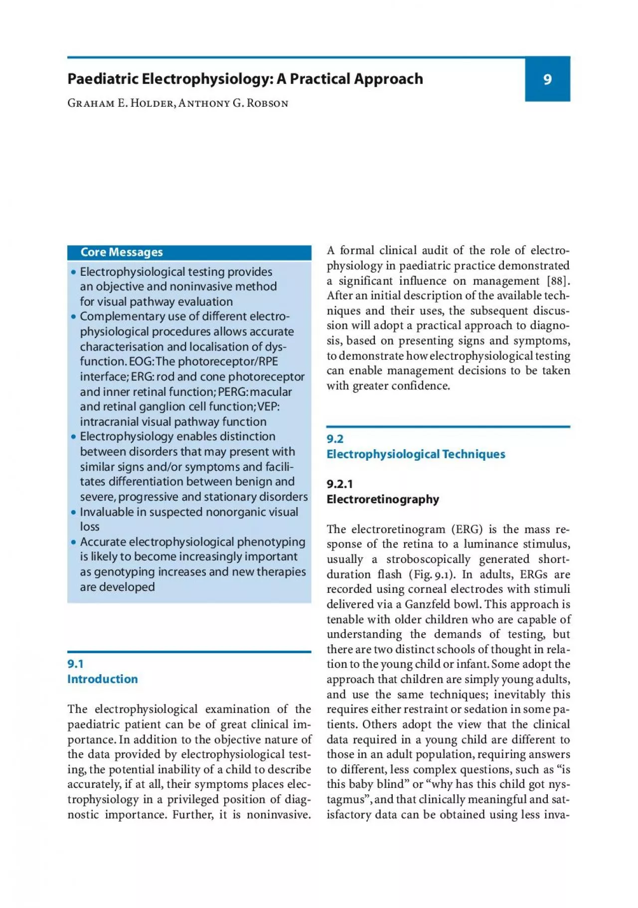 PDF-IntroductionThe electrophysiological examination ofthepaediatric patie