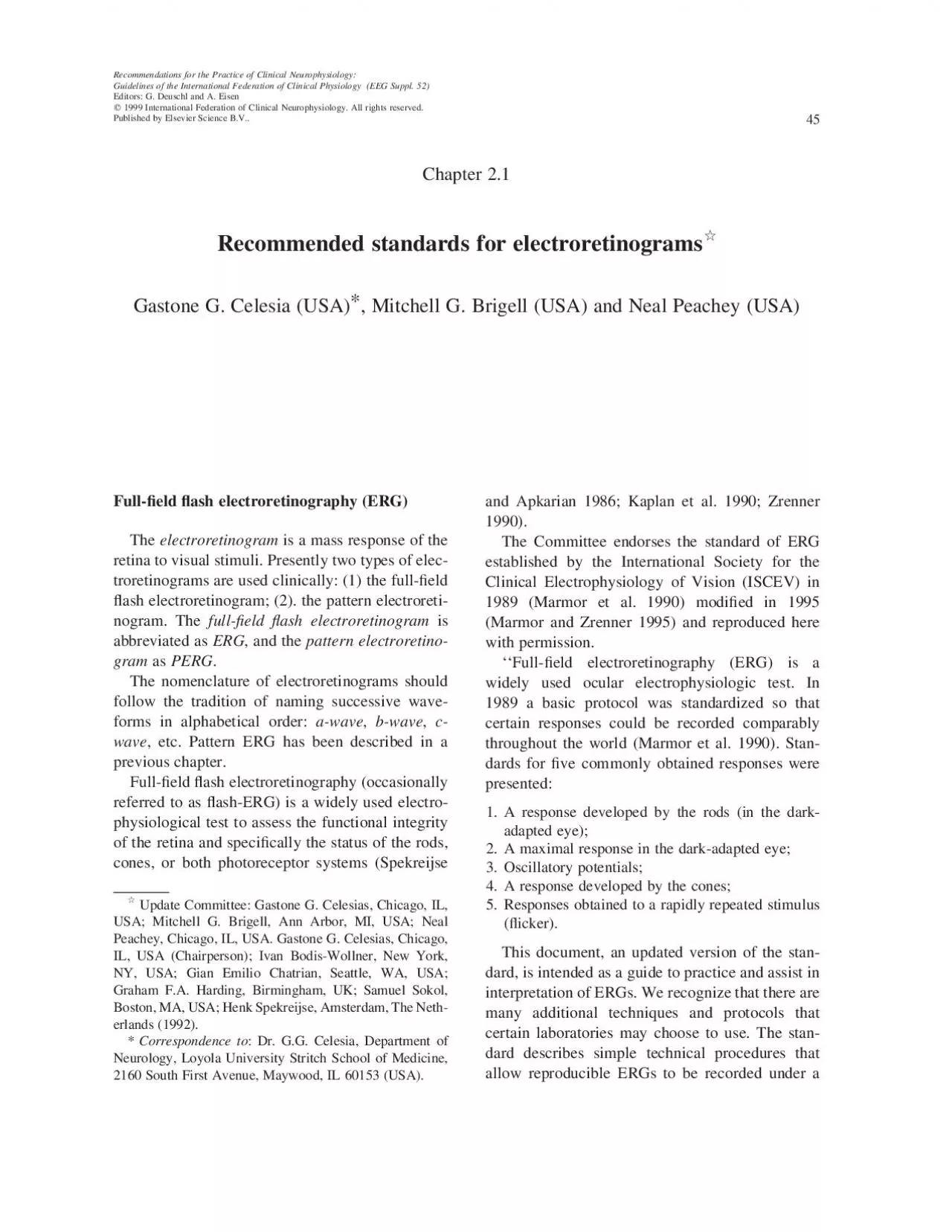 PDF-Chapter21RecommendedstandardsforelectroretinogramsGastoneGCelesiaUS