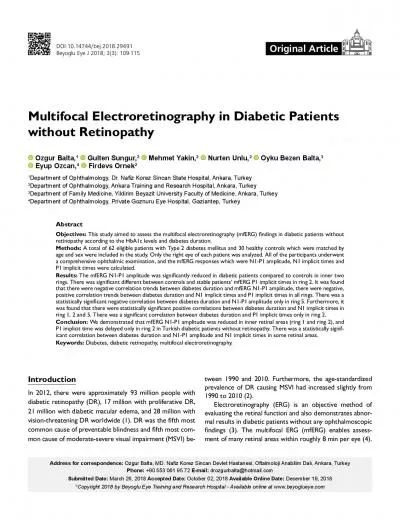 Authorship Contributions Involved in design and conduct of the study