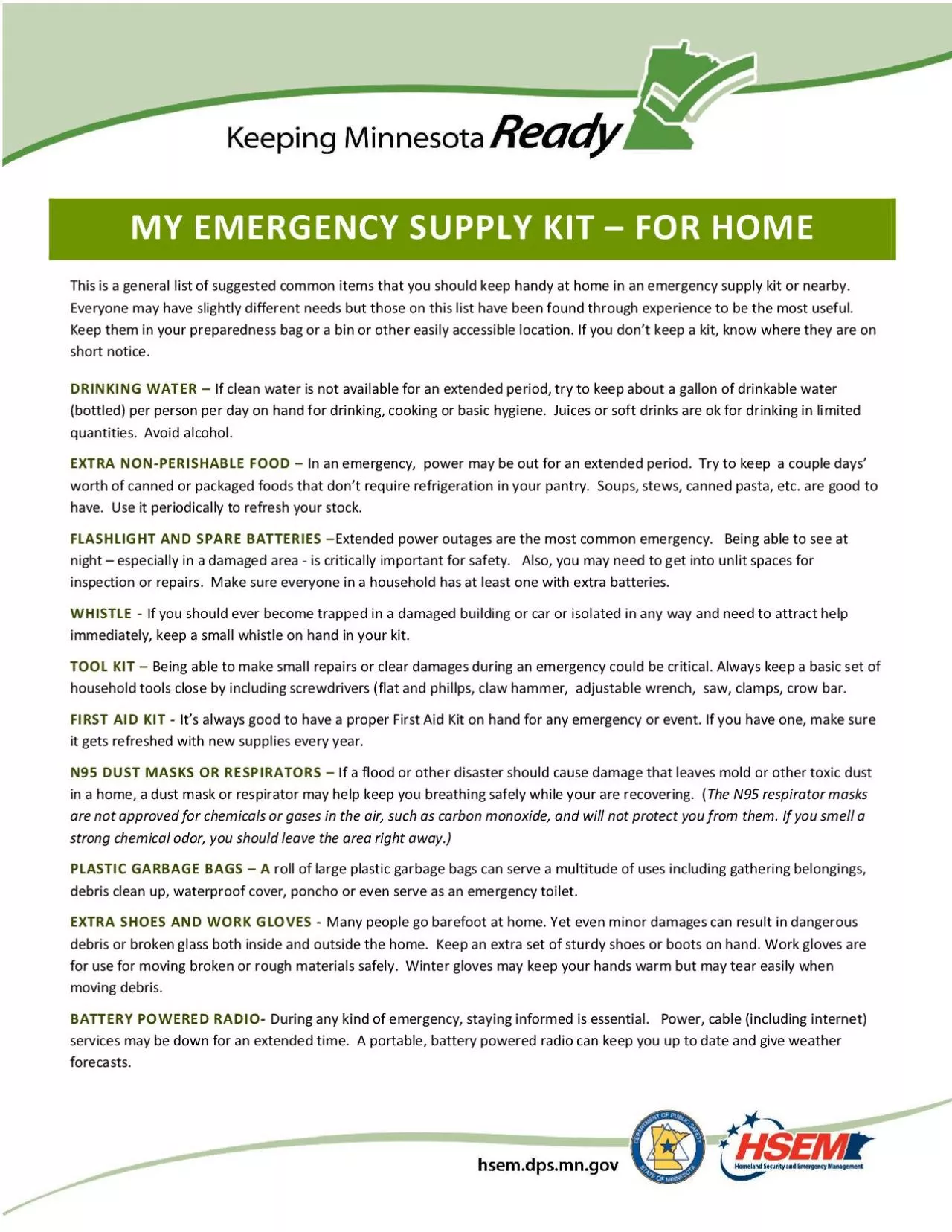 PDF-MY EMERGENCY SUPPLY KIT FOR HOME