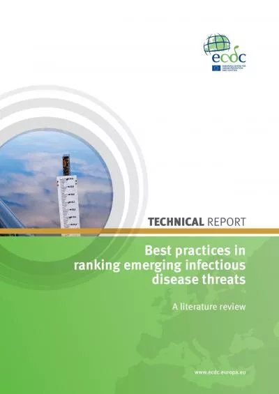 TECHNICAL REPORTBest practices in ranking emerging infectious disease