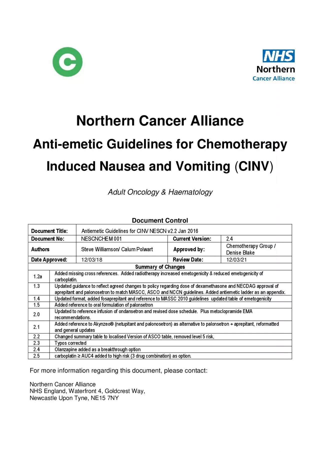 Northern Cancer