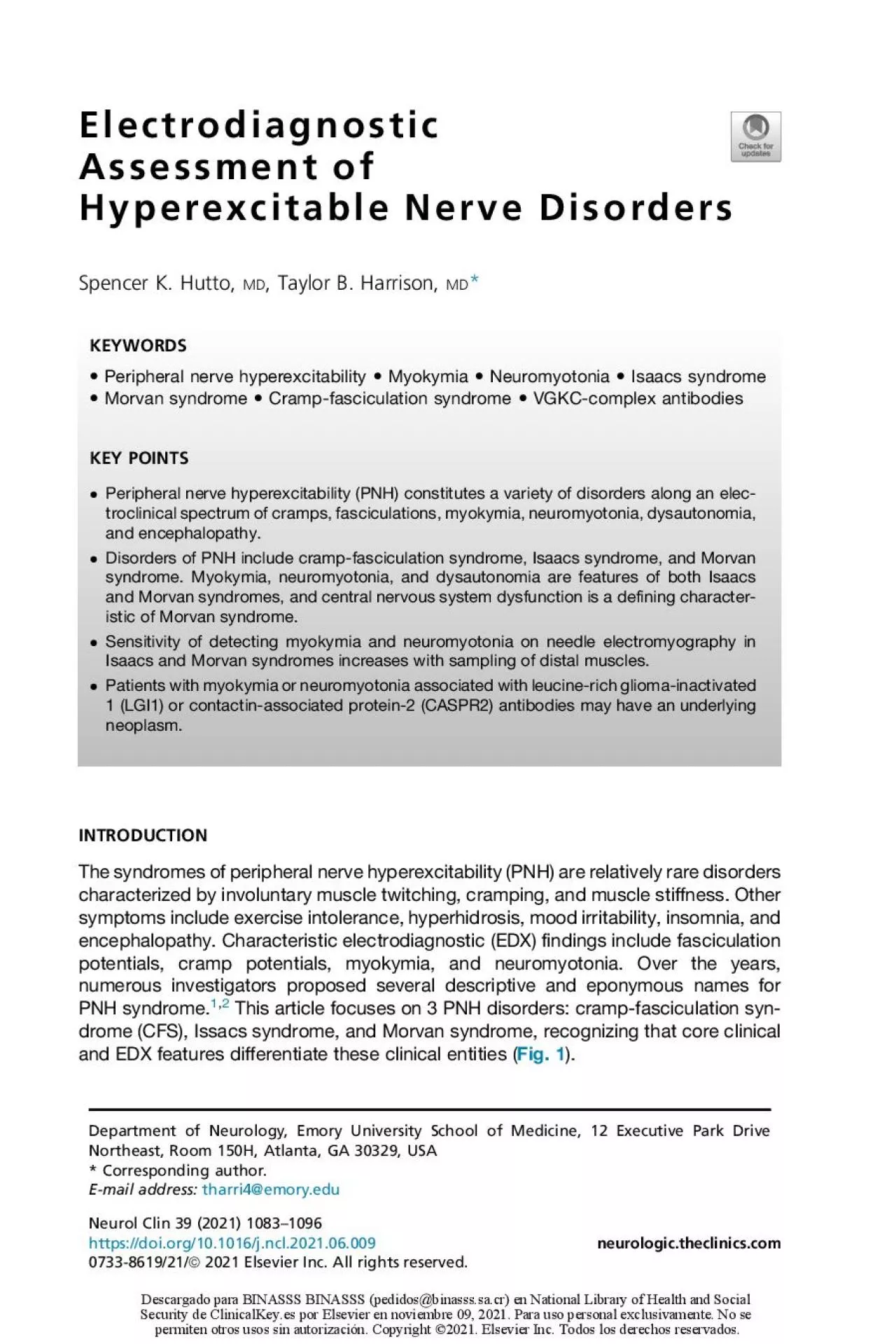 PDF-ElectrodiagnosticAssessmentofHyperexcitableNerveDisordersSpencerKHutt