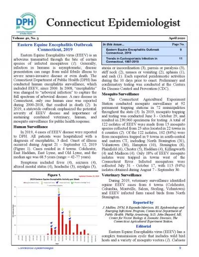 Connecticut Epidemiologist