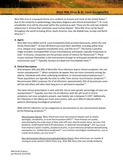 x0000x0000WNV  SLE Protocol Last Revised 3152022