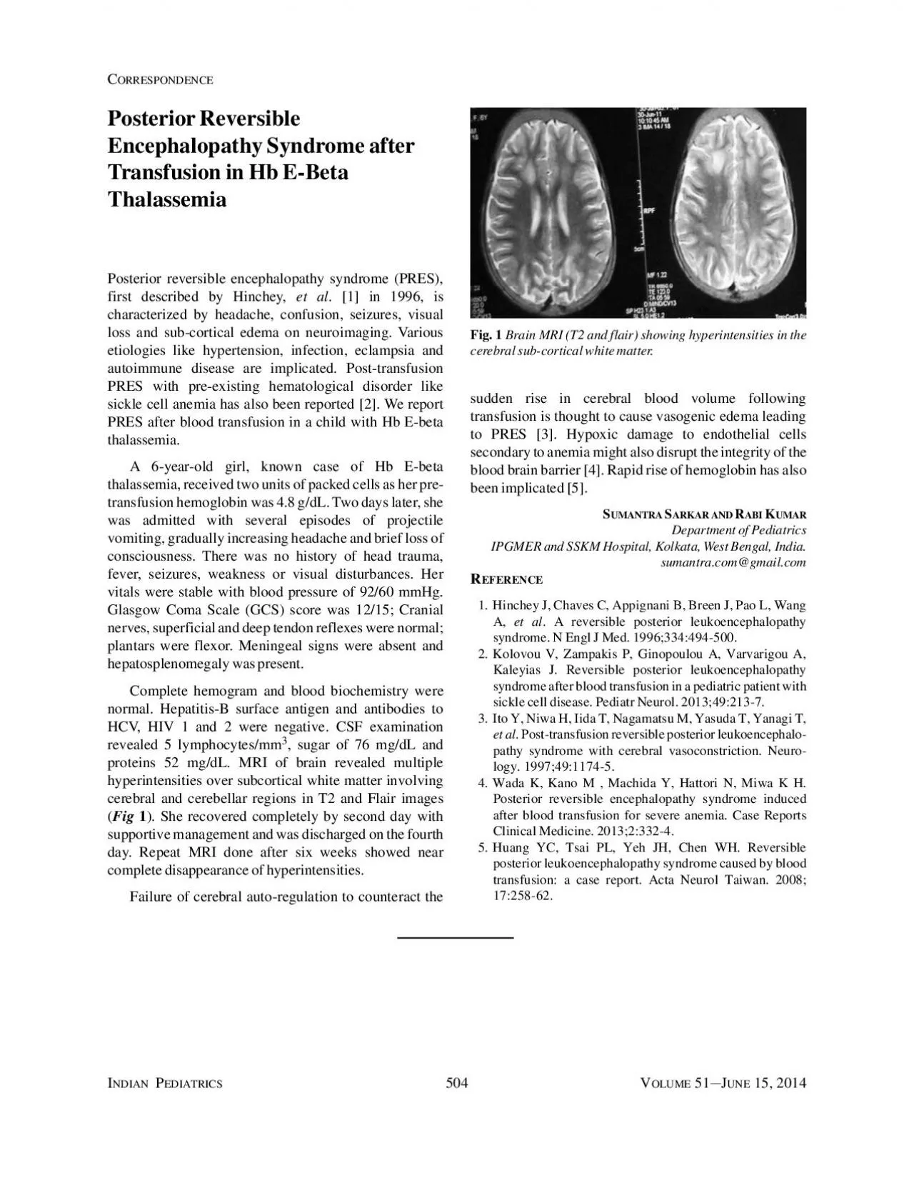 PDF-504V 51 15 2014Encephalopathy Syndrome afterTransfusion in Hb EBetaf