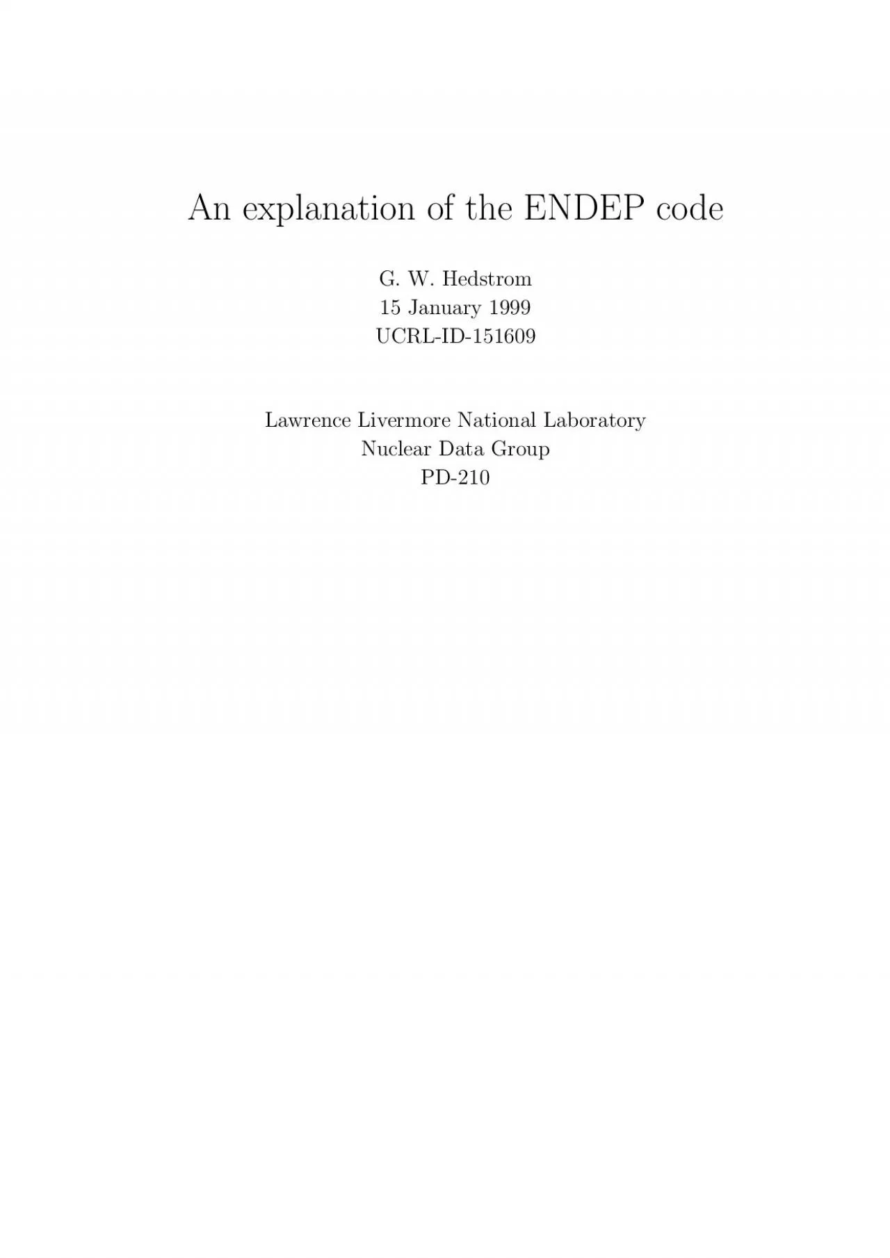 PDF-AnexplanationoftheENDEPcodeGWHedstrom15January1999UCRLID151609Lawr