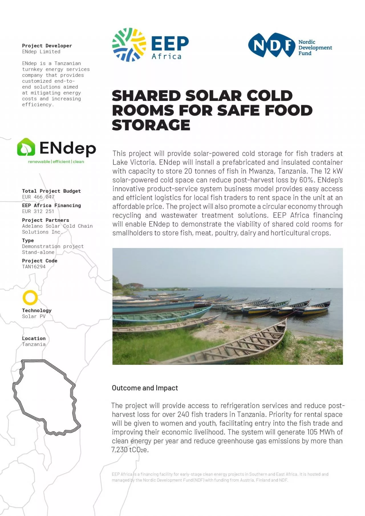 PDF-EEP Africa is a financing facility for earlystage clean energy projec