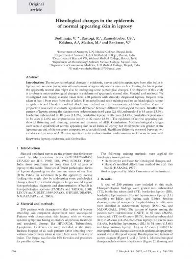 J Morphol Sci 2012 vol 29 no 4 p 206209