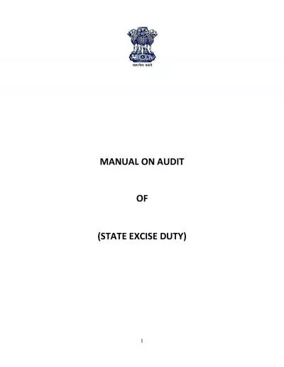 STATE EXCISE DUTY