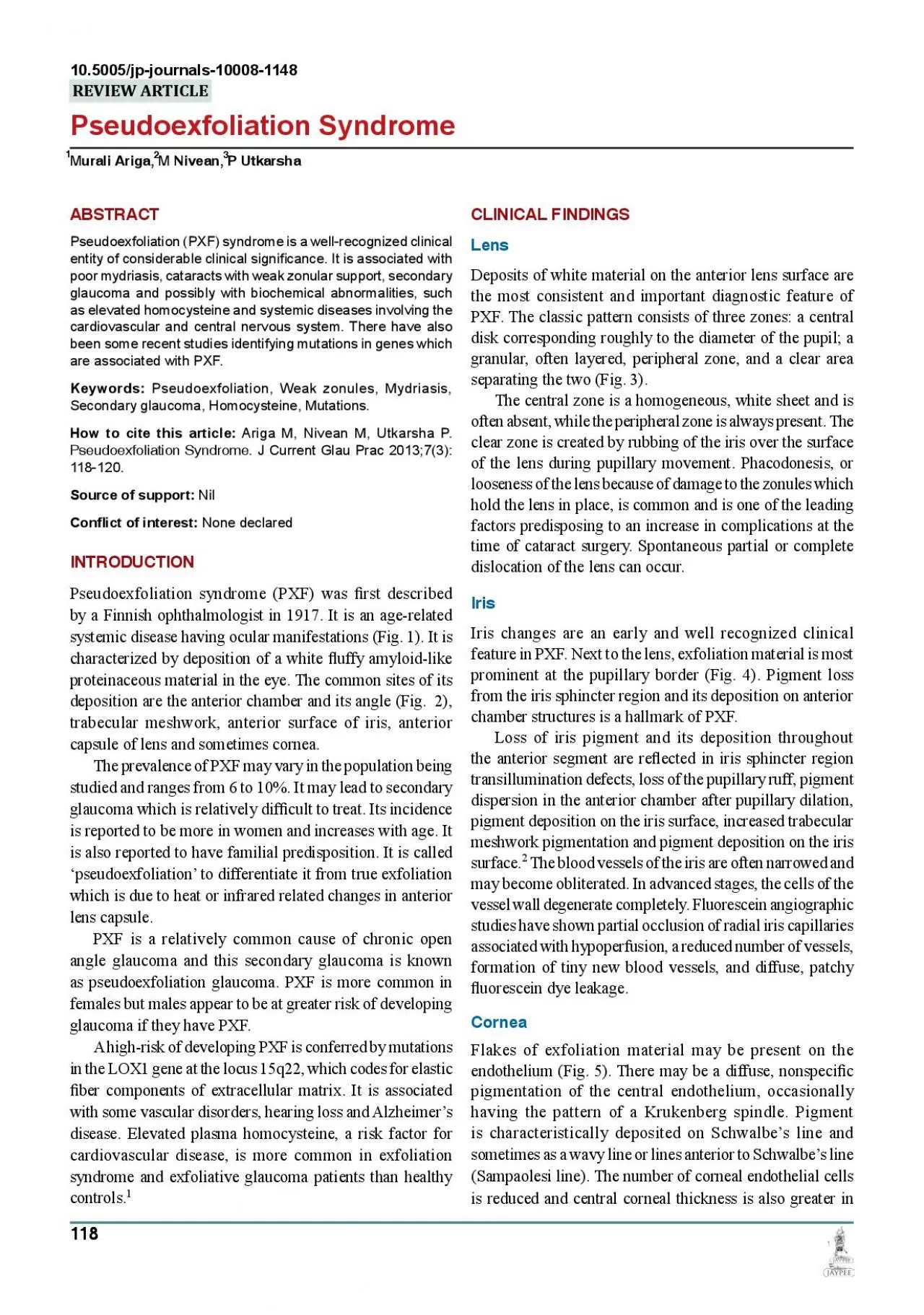 PDF-Journal of Current Glaucoma Practice SeptemberDecember 201373118