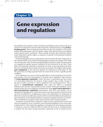 merase RNA polymerase and DNA gyrase Many other gene products are r