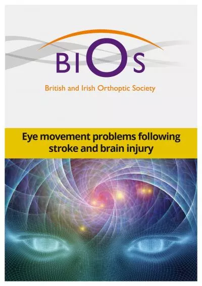 Eye movement problems following