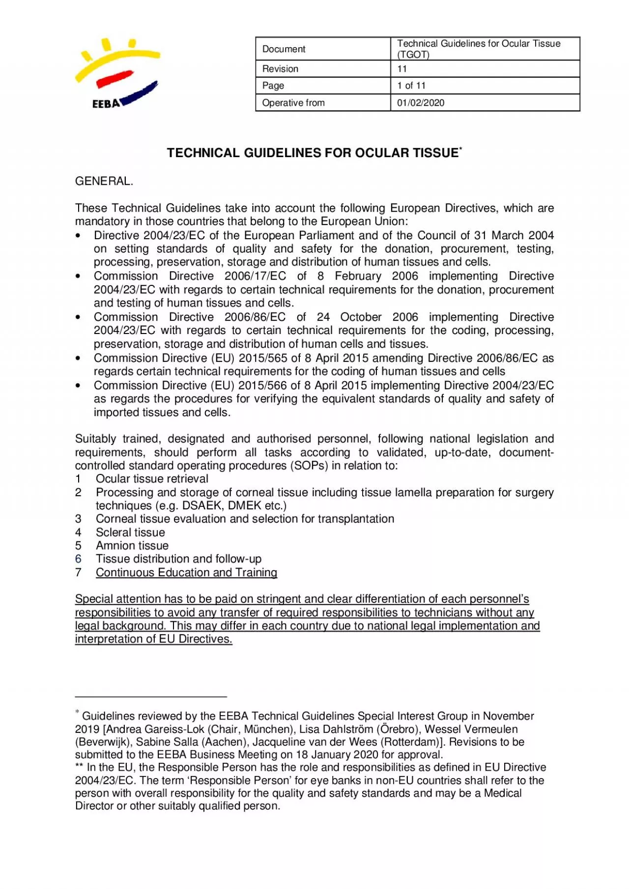 PDF-Document Technical Guidelines for Ocular Tissue TGOT