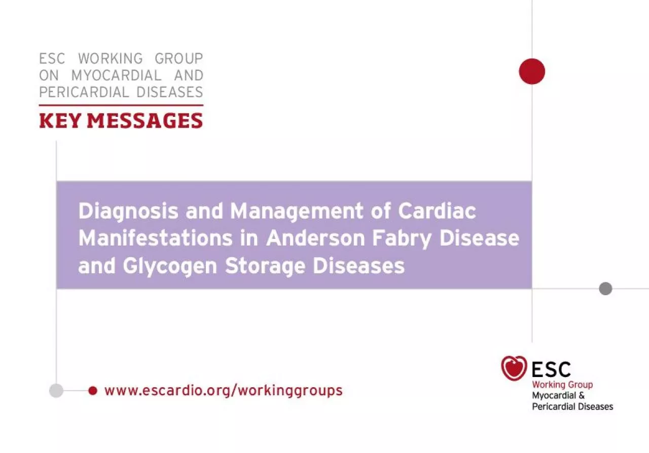 PDF-ESC WORKING GROUPON MYOCARDIAL AND PERICARDIAL DISEASESKEY MESSAGES