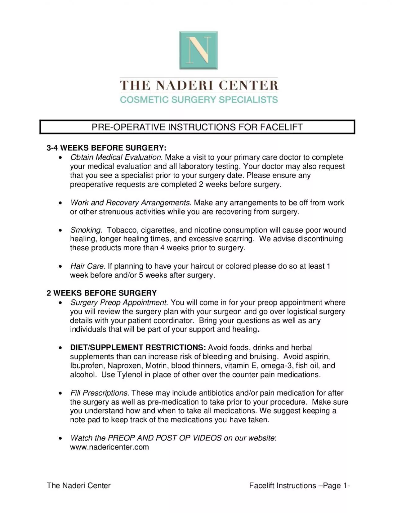 The Naderi Center
