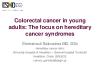 Colorectal cancer in young