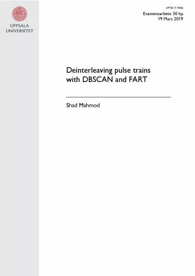 with DBSCAN and FART