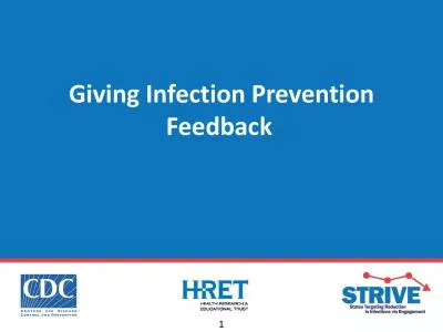 Giving Infection Prevention Feedback