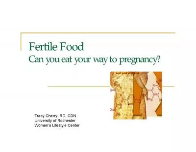Fertile FoodCan you eat your way to pregnancy