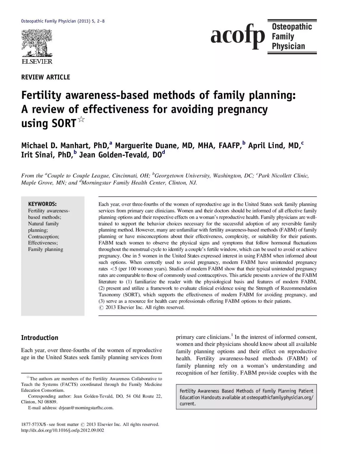 PDF-REVIEWARTICLEFertilityawarenessbasedmethodsoffamilyplanningAreviewof