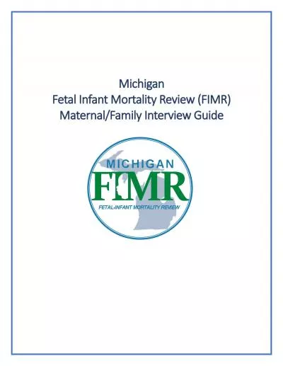 etal Infant Mortality Review FIMR