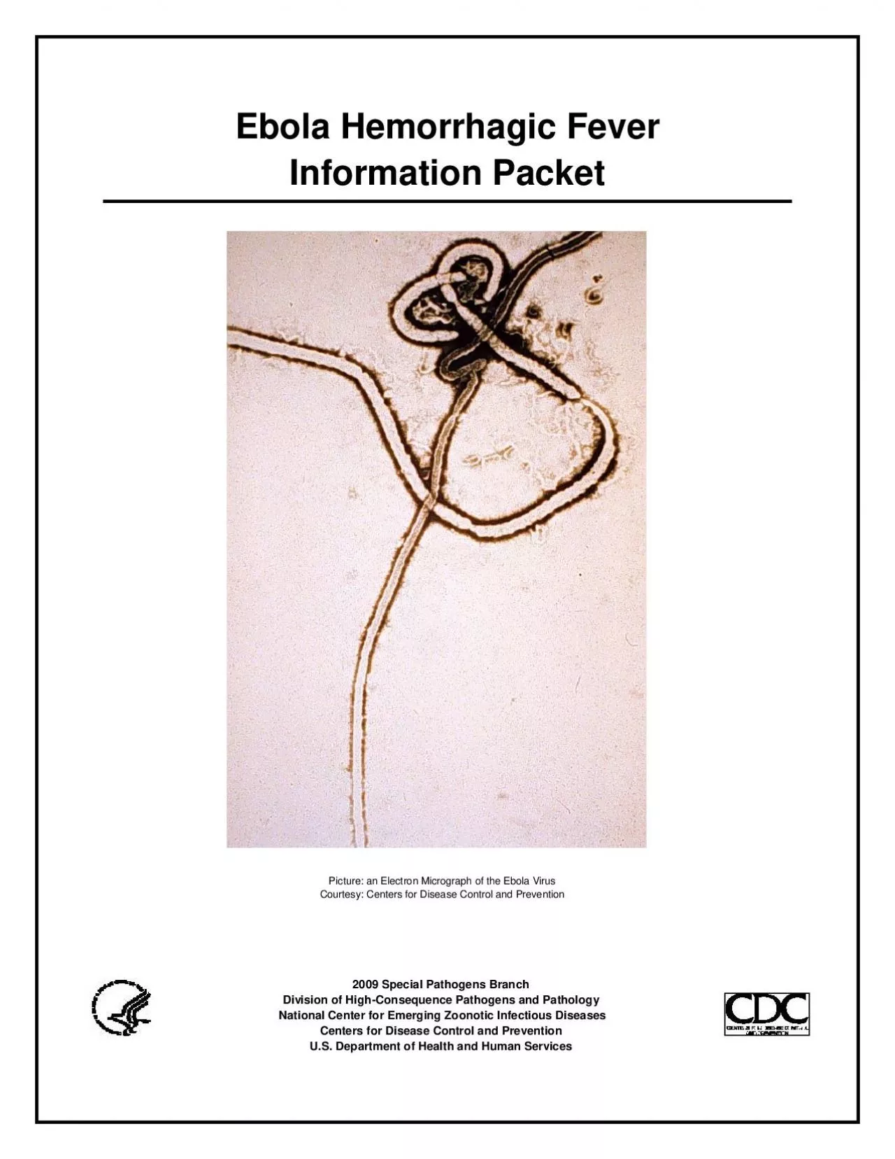 PDF-Ebola Hemorrhagic FeverInformation Packet