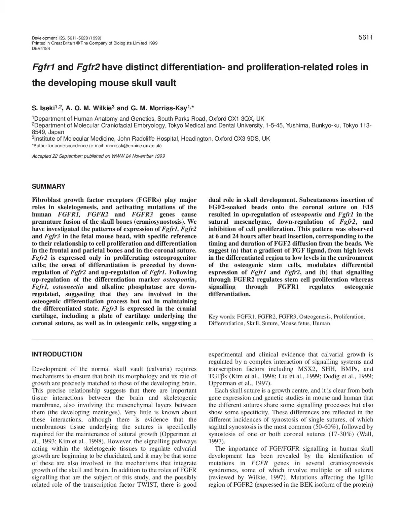 PDF-INTRODUCTIONDevelopment of the normal skull vault calvaria requiresm