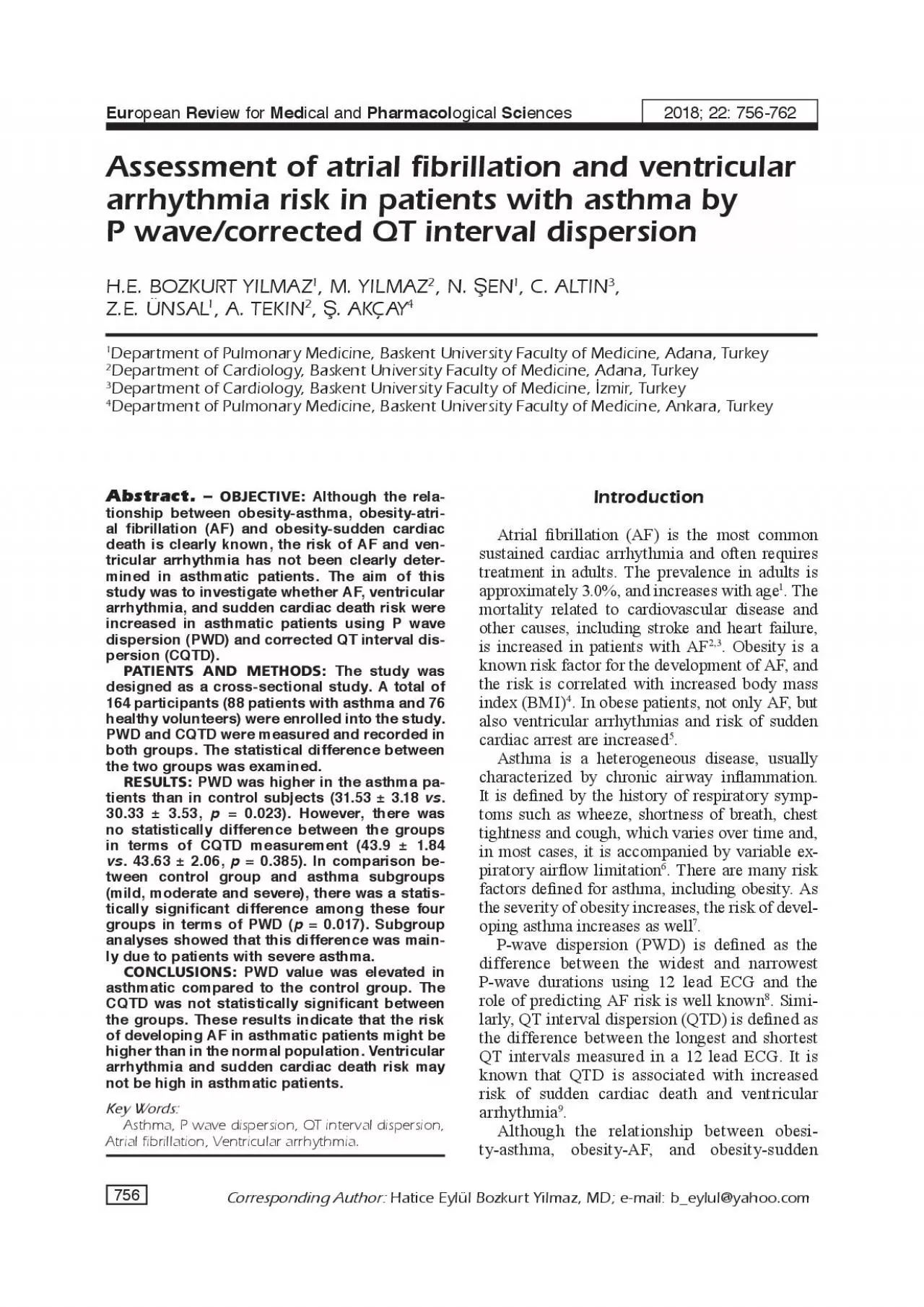 PDF-Abstract OBJECTIVE Although the relationship between obesityasthma