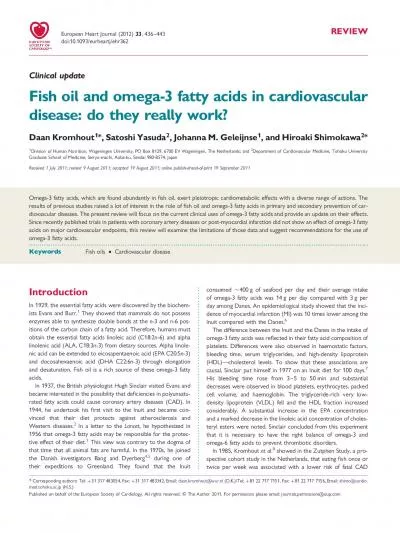 ClinicalupdaFishoilandomega3fattyacidsincardiodiseasedotheyreallyDaa