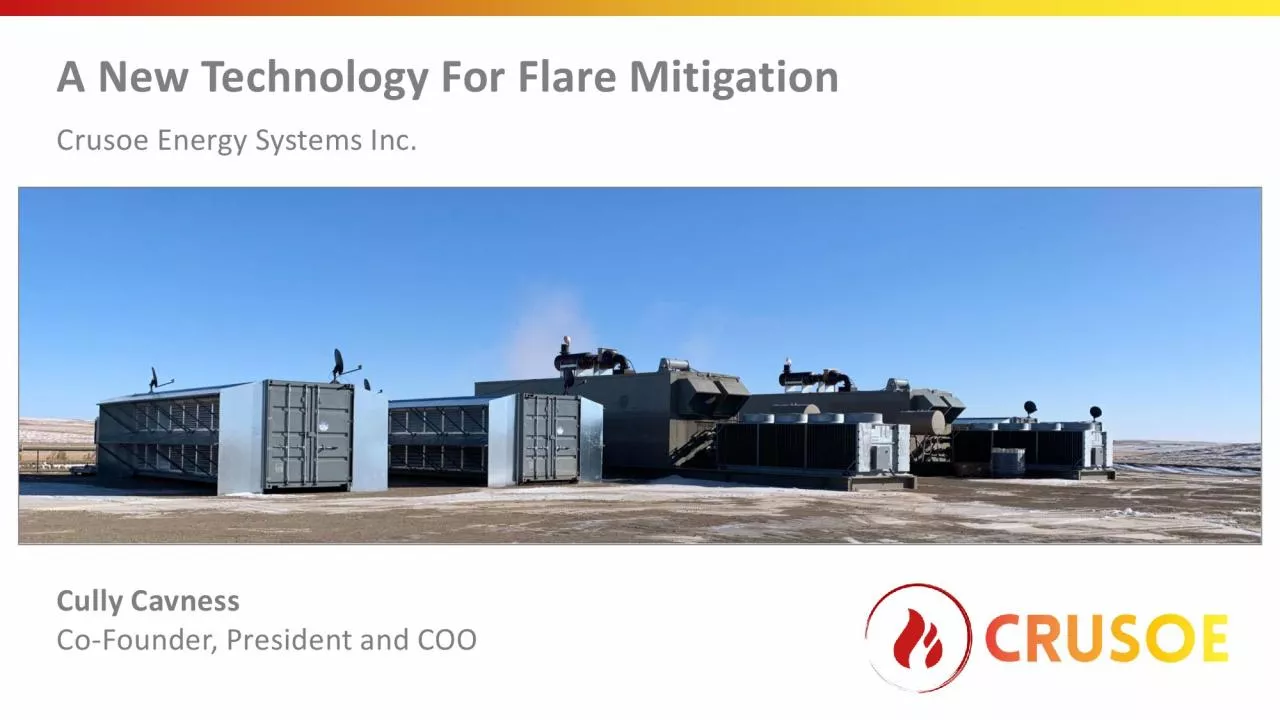 PDF-A New Technology For Flare Mitigation